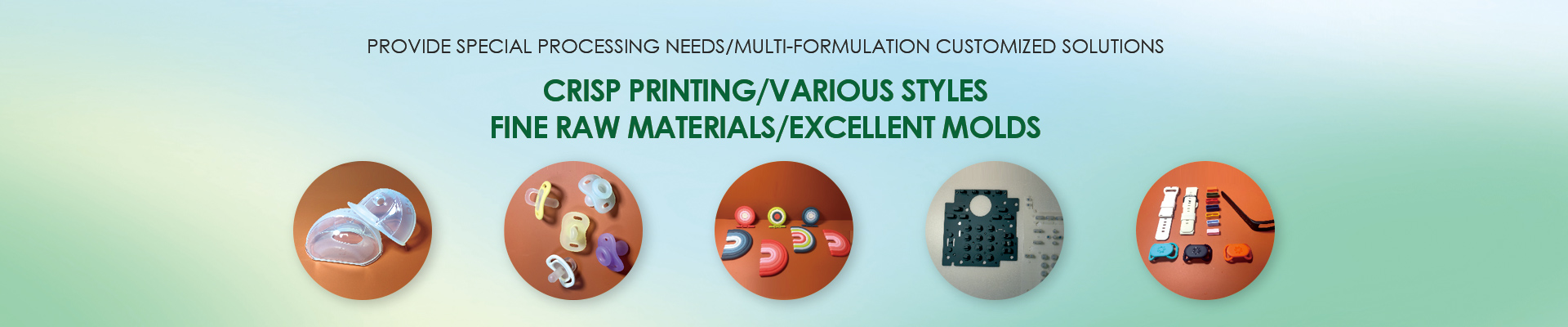 Provide special processing needs/multi-formulation customized solutions